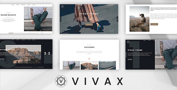 Vivax - Creative and Modern WordPress Portfolio Logo